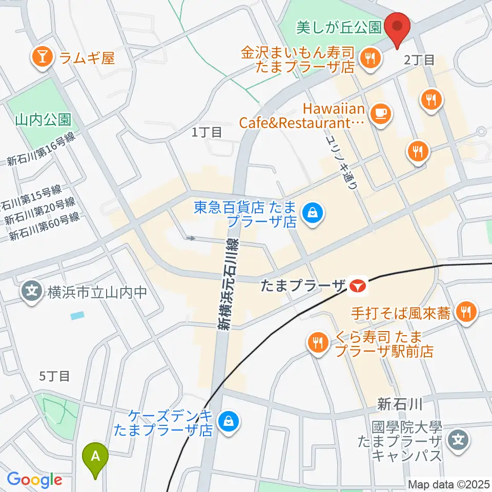 たまプラーザ STUDIO21周辺のホテル一覧地図