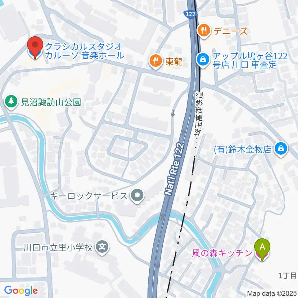 クラシカルスタジオ カルーソ周辺のホテル一覧地図