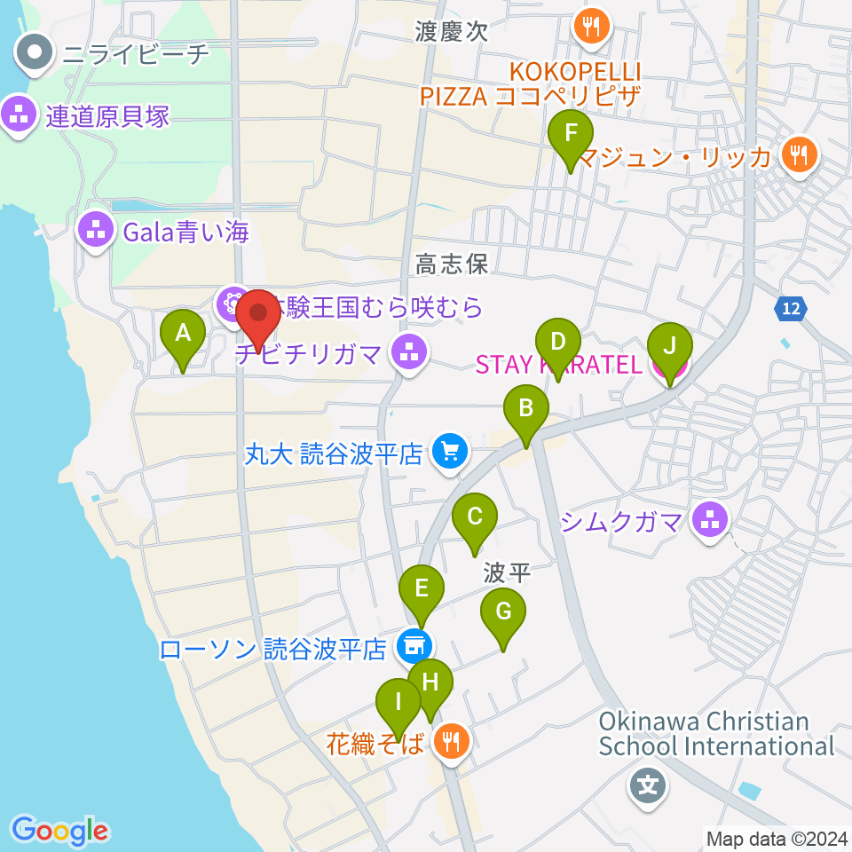 三線工房まちだ屋周辺のホテル一覧地図