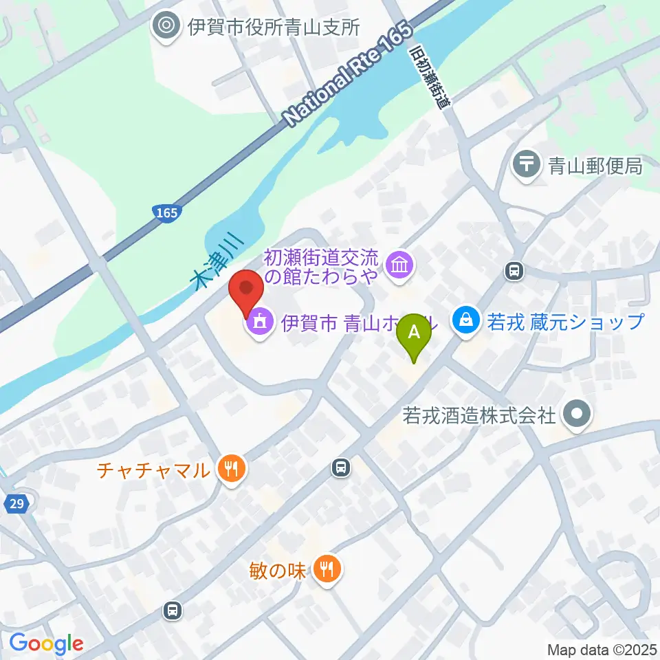 青山ホール周辺のホテル一覧地図