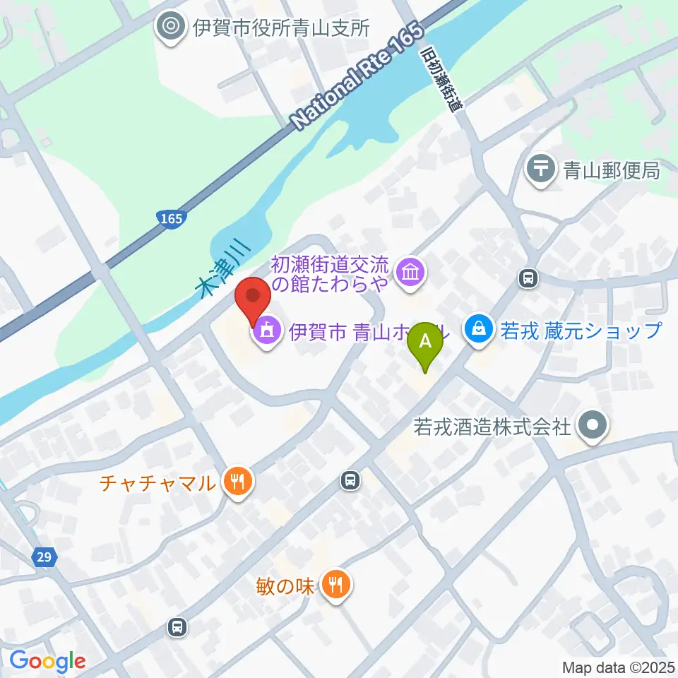 青山ホール周辺のホテル一覧地図