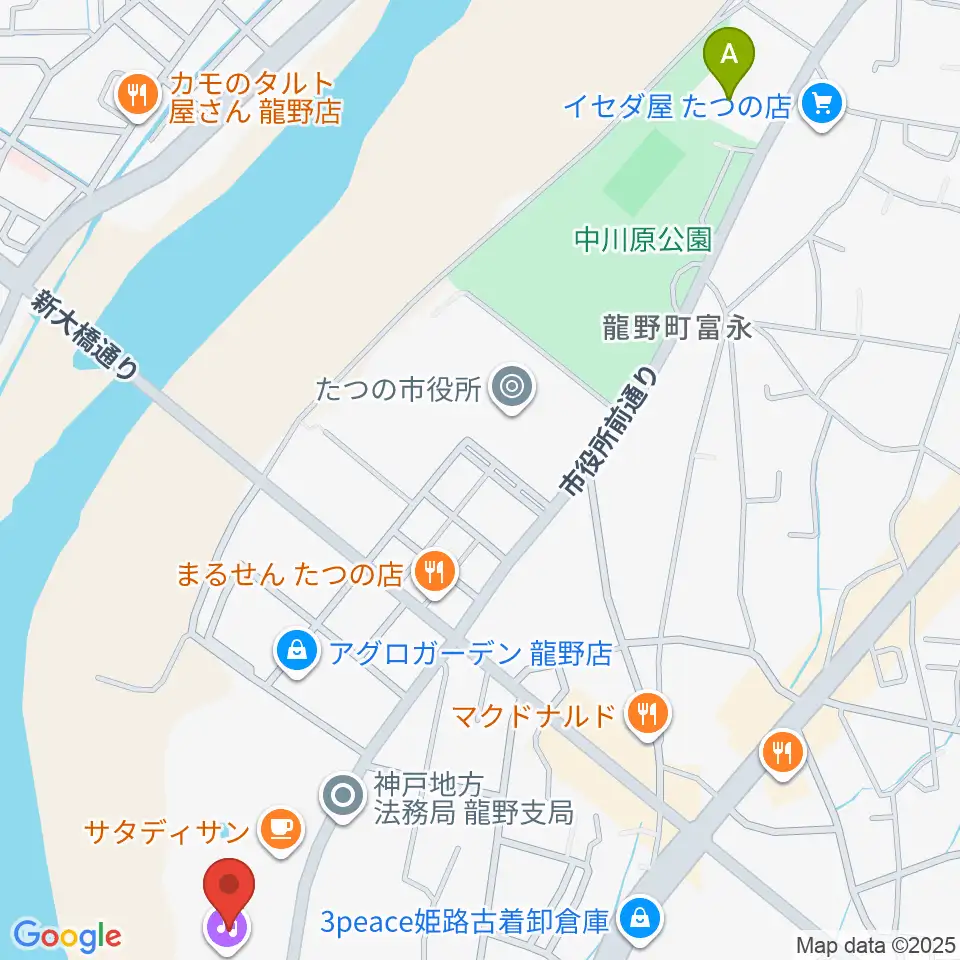 赤とんぼ文化ホール周辺のホテル一覧地図