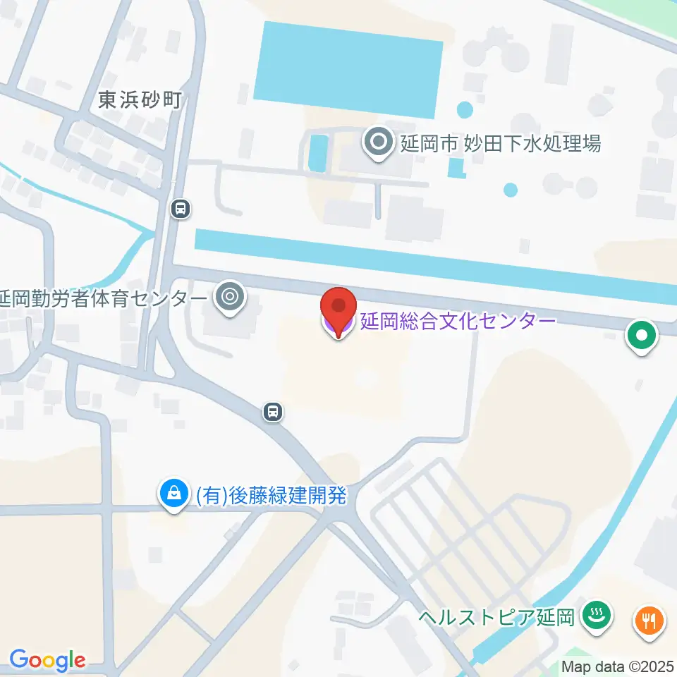 延岡総合文化センター周辺のホテル一覧地図