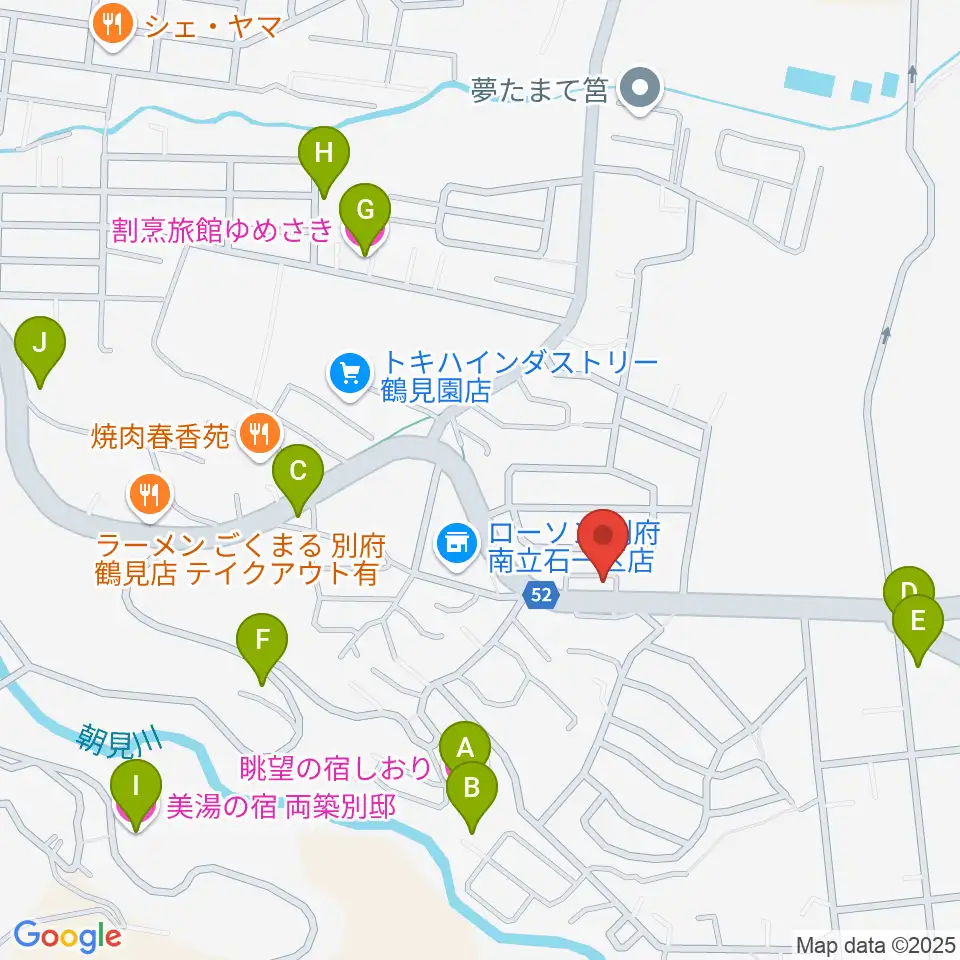 サンシティー音楽院周辺のホテル一覧地図