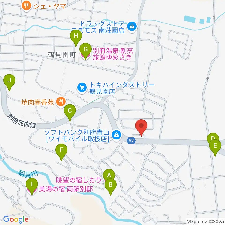 サンシティー音楽院周辺のホテル一覧地図