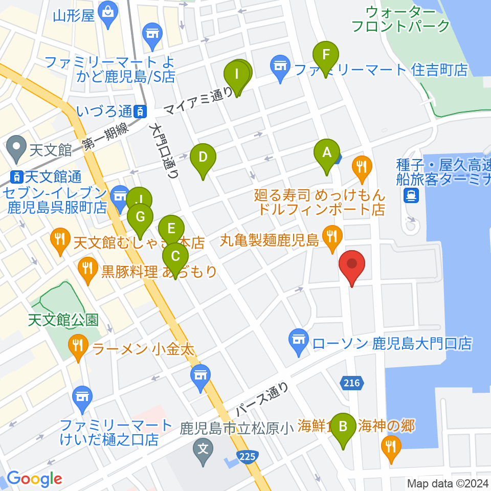 Sitieraホール周辺のホテル一覧地図