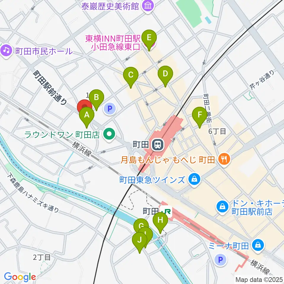 弦楽器工房シゲッティ周辺のホテル一覧地図