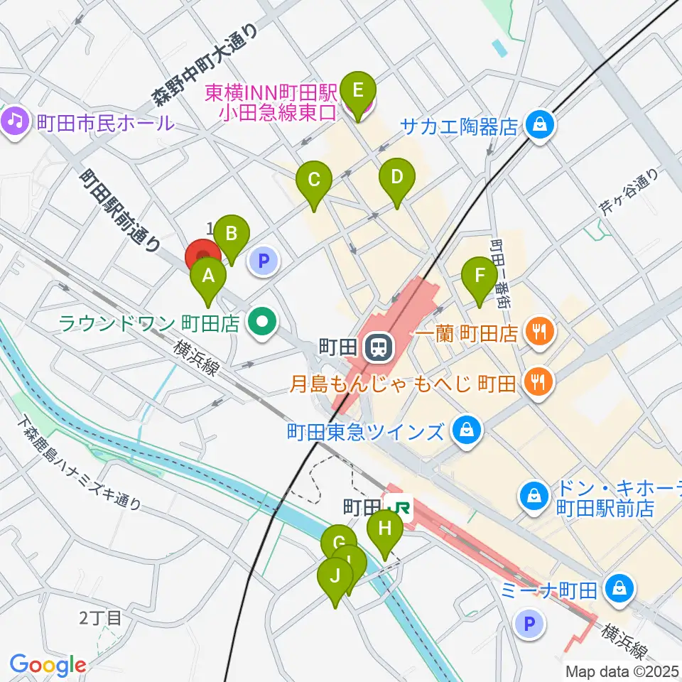 弦楽器工房シゲッティ周辺のホテル一覧地図