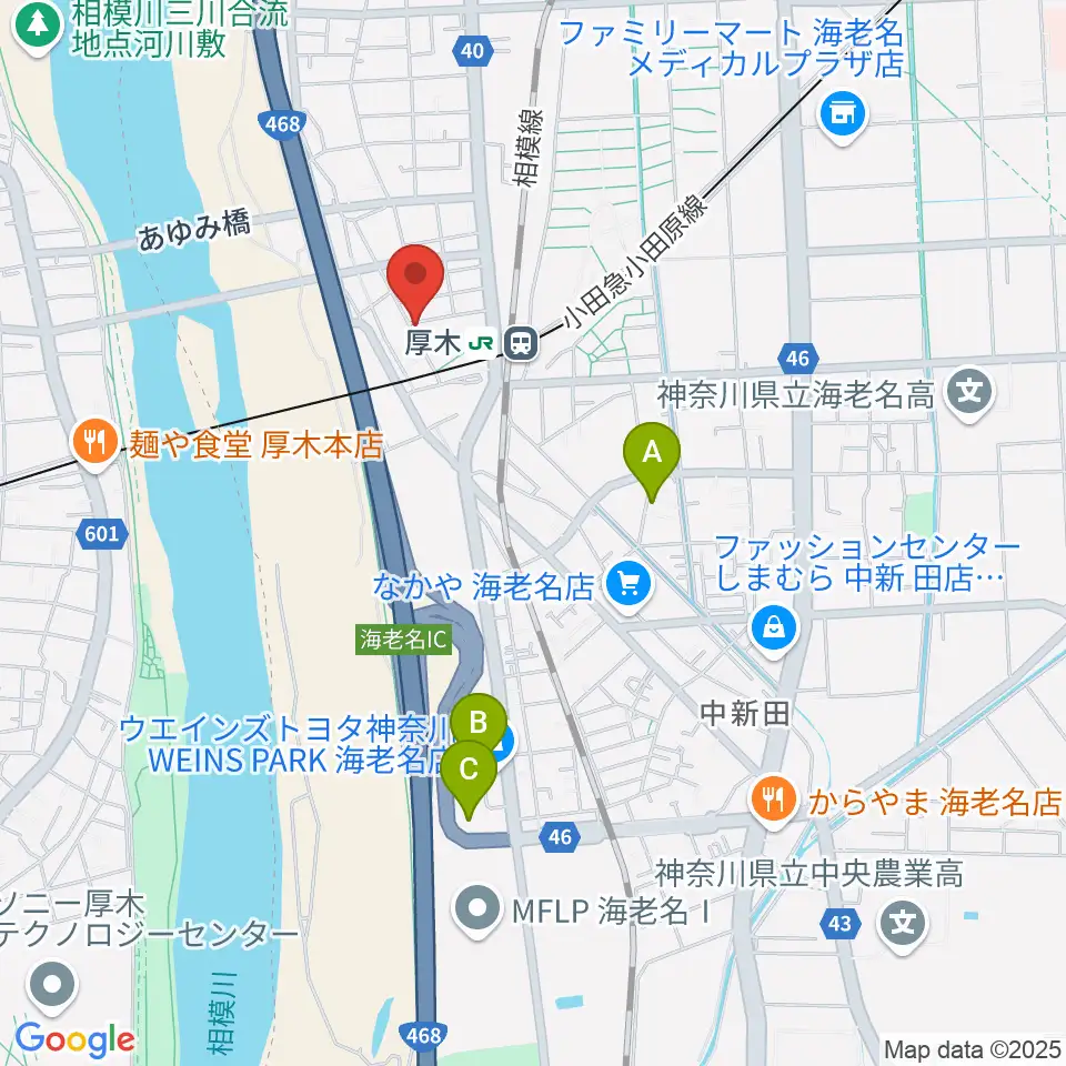 山脇ピアノ教室周辺のホテル一覧地図