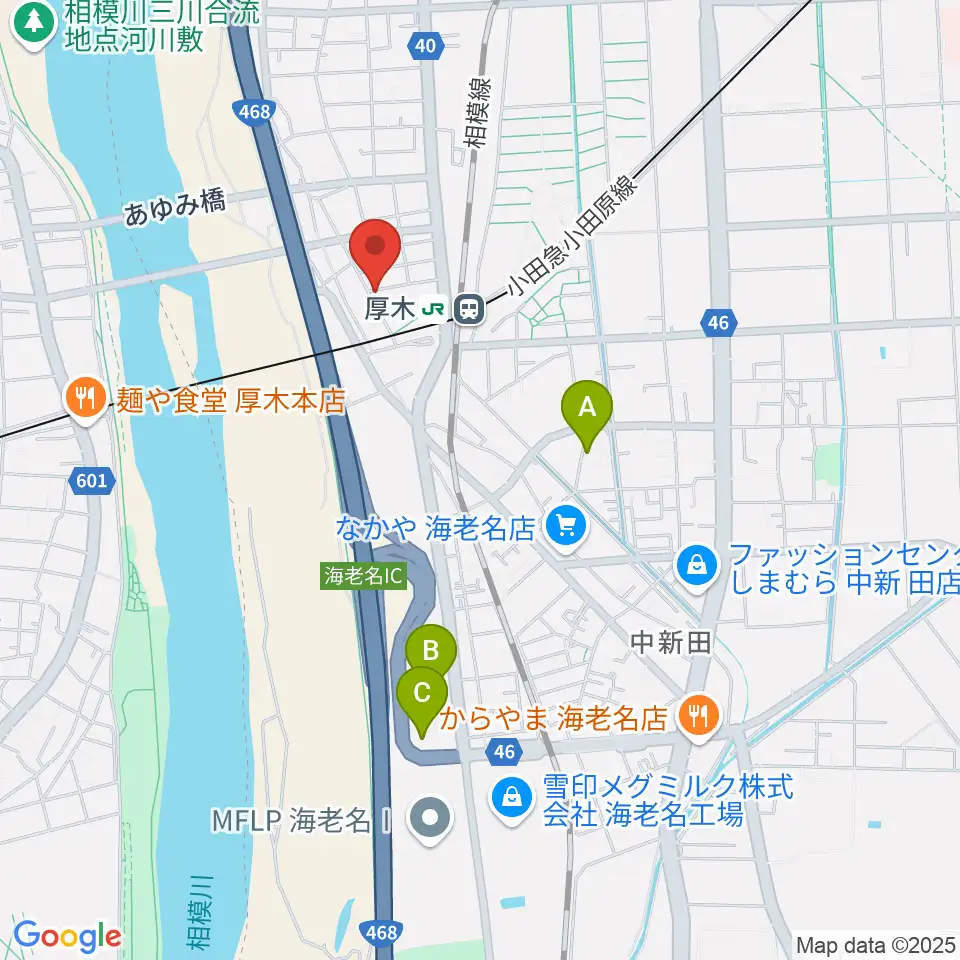 山脇ピアノ教室周辺のホテル一覧地図