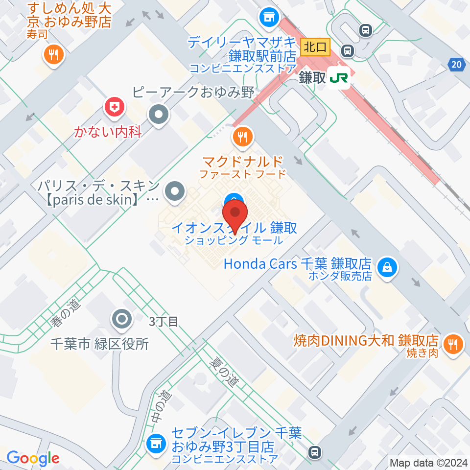 鎌取カルチャーセンター周辺のホテル一覧地図