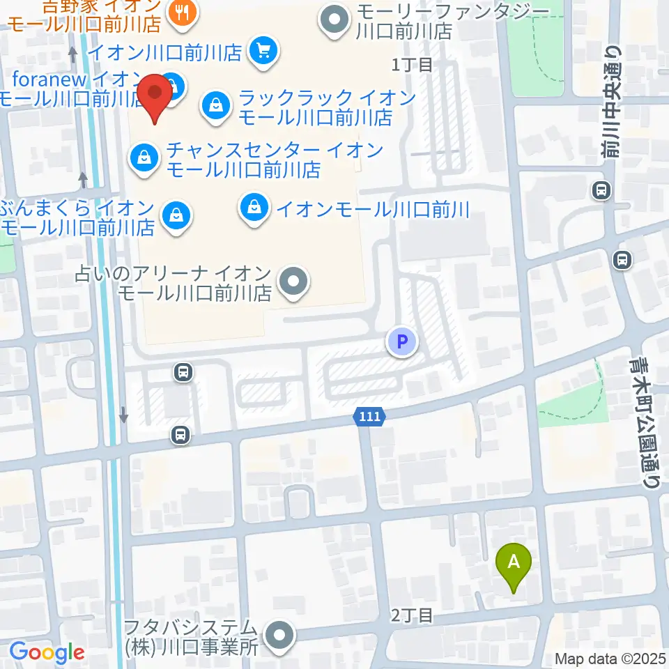 川口カルチャーセンター周辺のホテル一覧地図