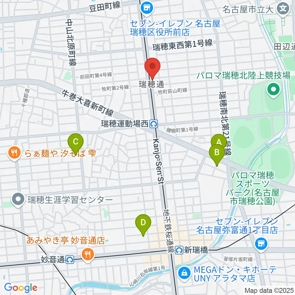レコーディングスタジオ リカレンス周辺のホテル一覧地図