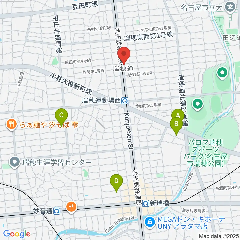 レコーディングスタジオ リカレンス周辺のホテル一覧地図