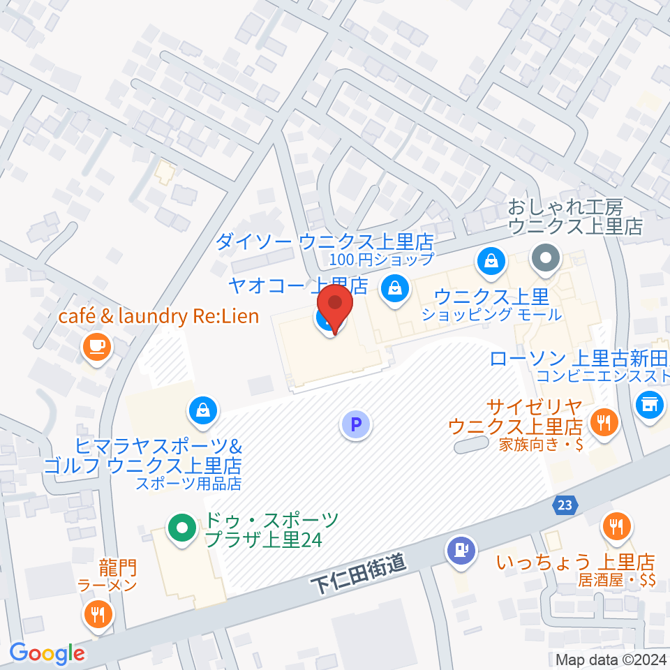 上里カルチャーセンター周辺のホテル一覧地図