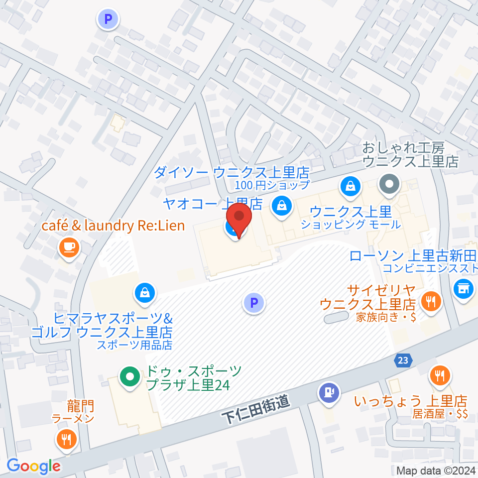 上里カルチャーセンター周辺のホテル一覧地図