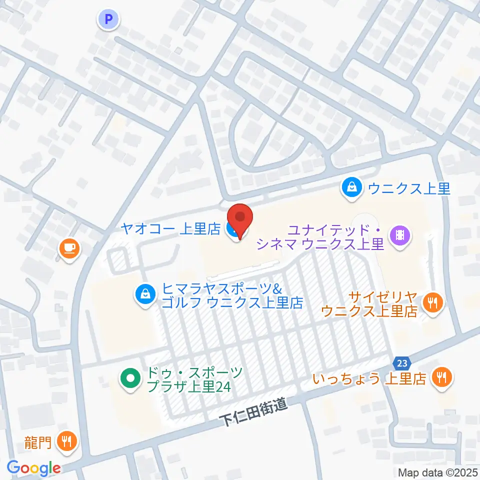 上里カルチャーセンター周辺のホテル一覧地図