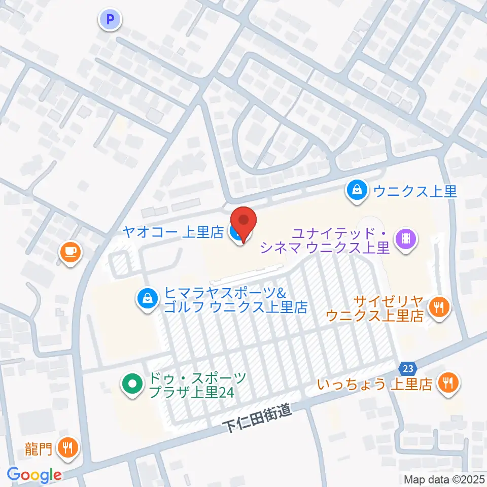 上里カルチャーセンター周辺のホテル一覧地図