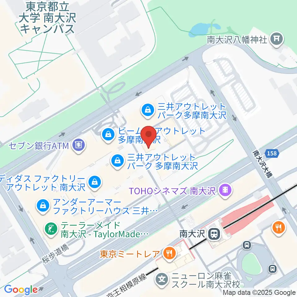 TAMAカルチャーカレッジ周辺のホテル一覧地図