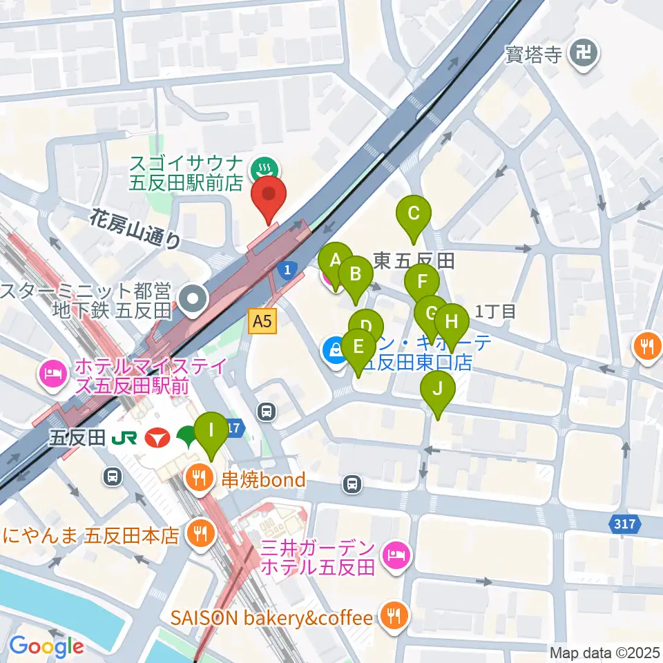 東京デザインセンター・ガレリアホール周辺のホテル一覧地図