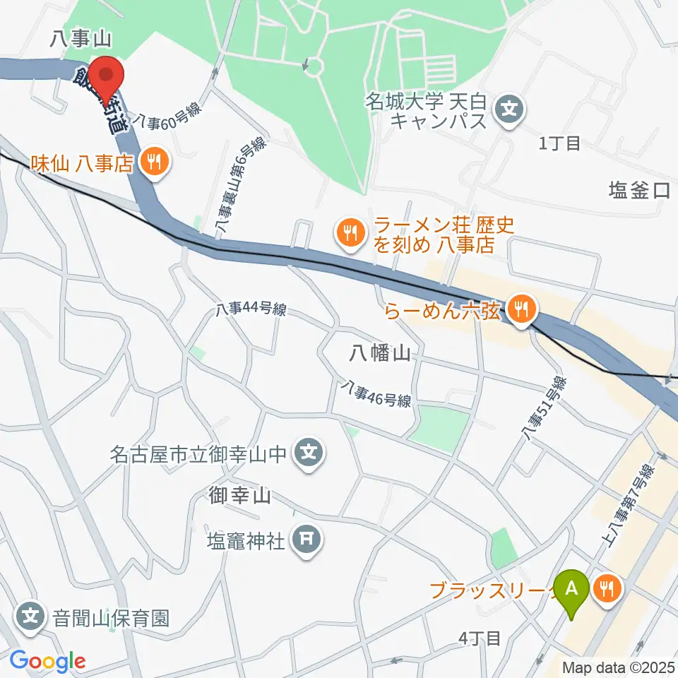 サウンドノート名古屋周辺のホテル一覧地図