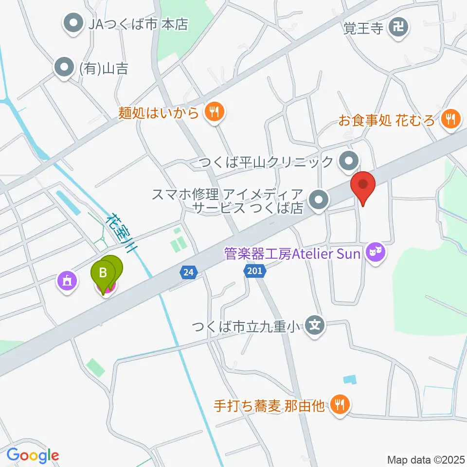 ミュージックプラント 花室スタジオ周辺のホテル一覧地図