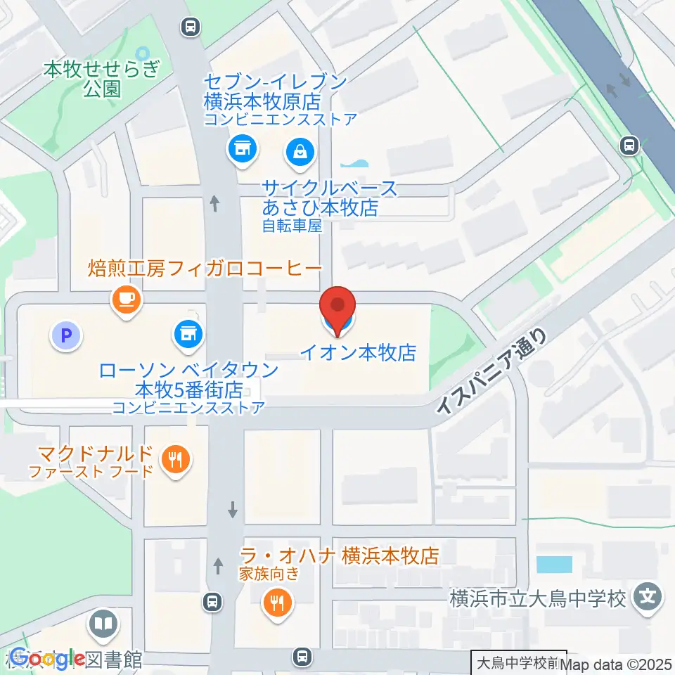 カルチャーセンター本牧周辺のホテル一覧地図