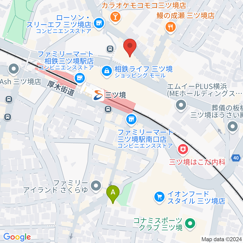 三ツ境カルチャーセンター周辺のホテル一覧地図