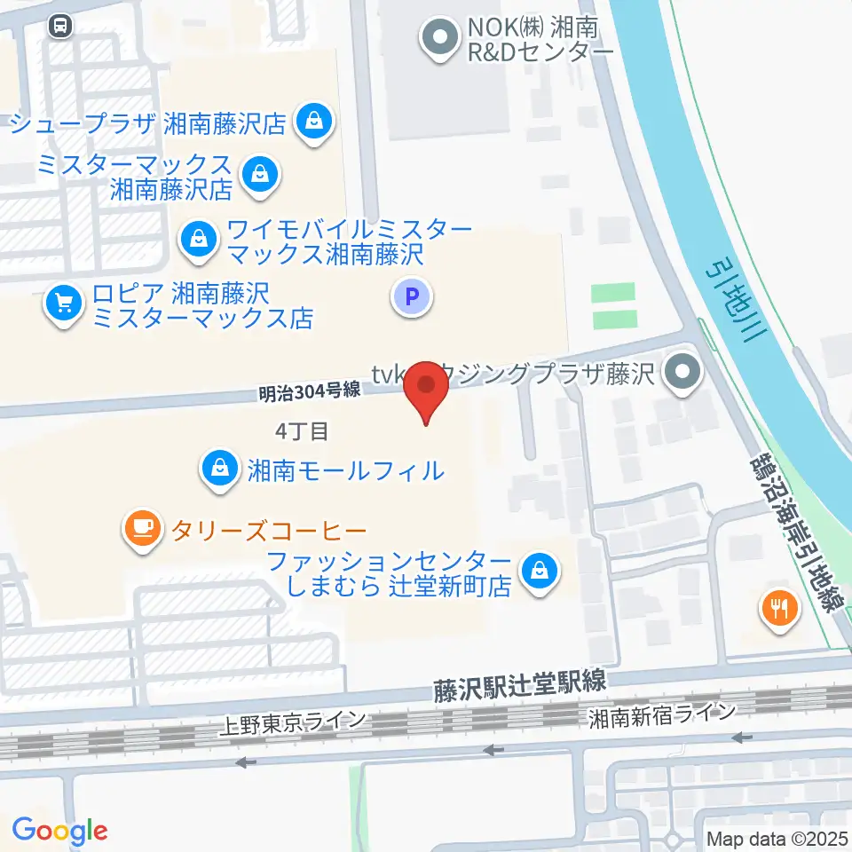湘南モールカルチャーセンター周辺のホテル一覧地図