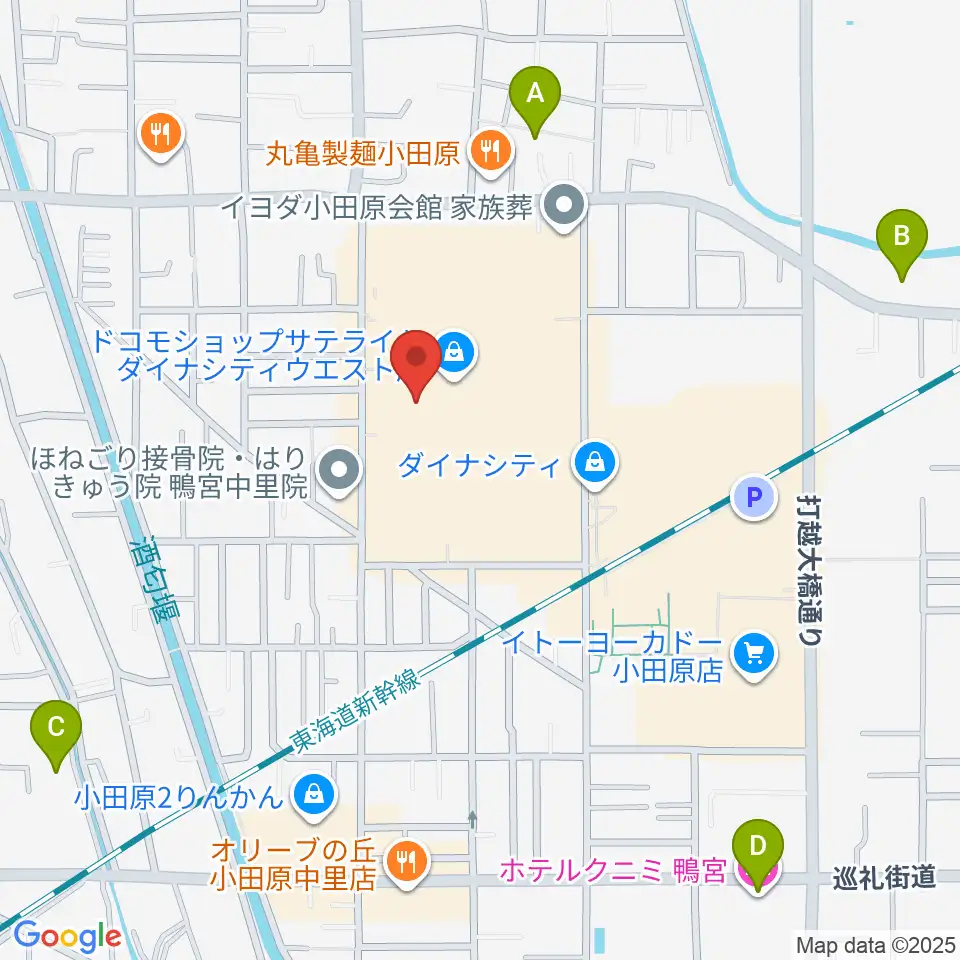 カルチャーセンター小田原周辺のホテル一覧地図