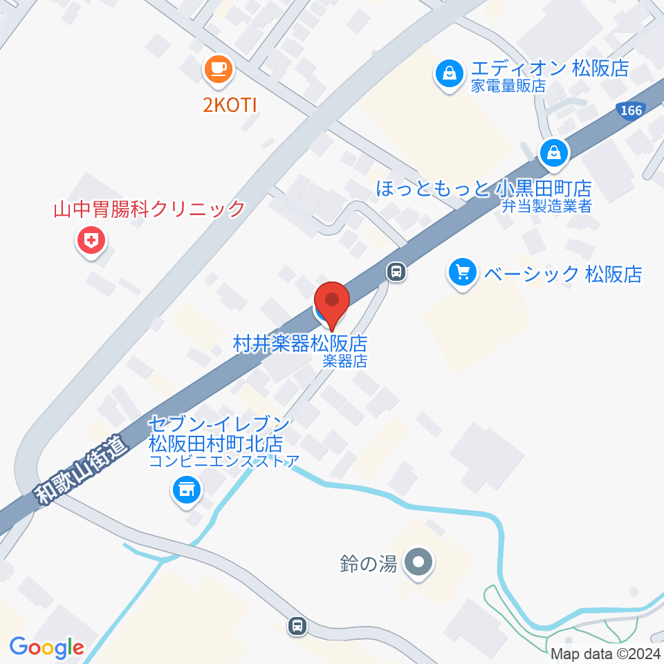 村井楽器 松阪店周辺のホテル一覧地図