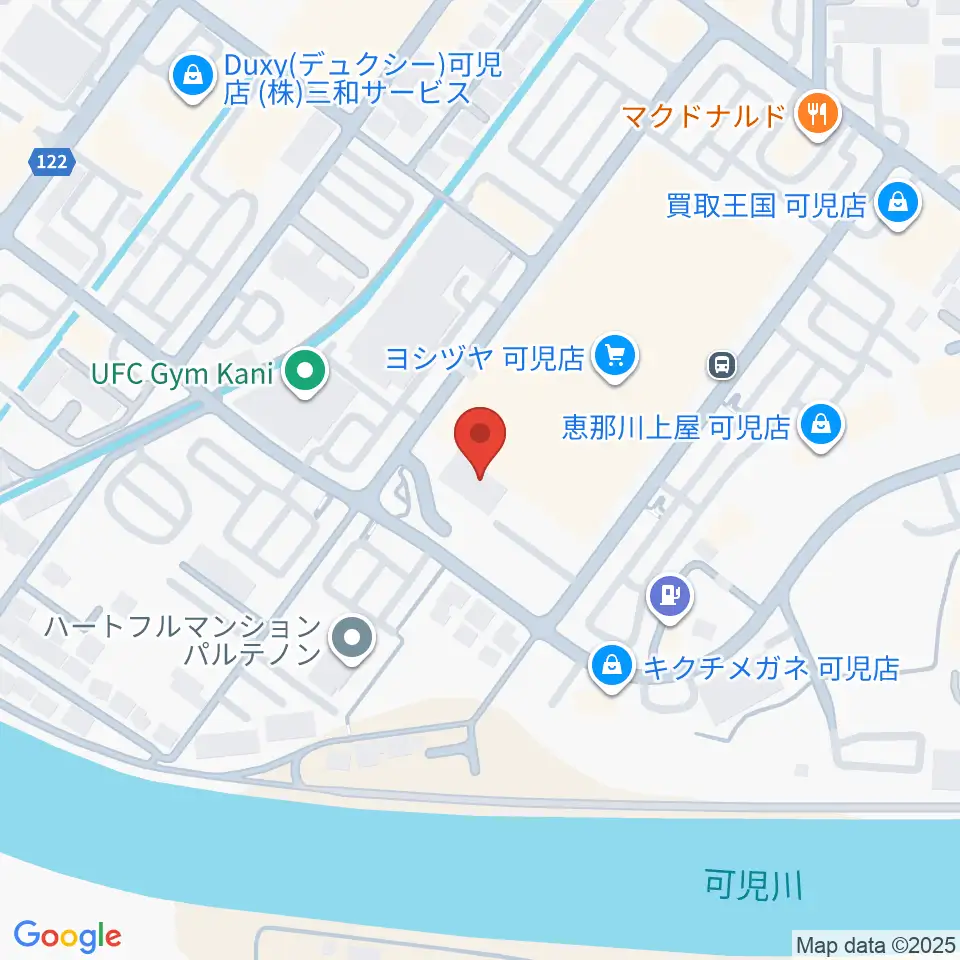 可児カルチャーセンター周辺のホテル一覧地図