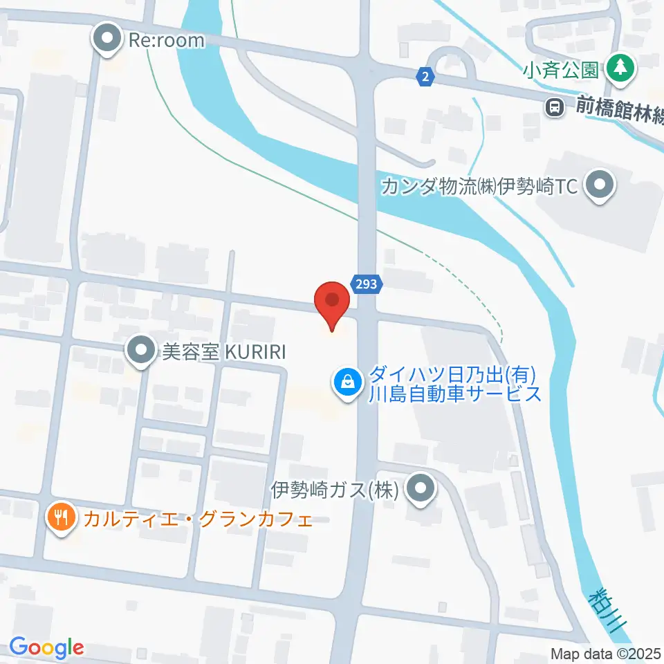 鈴木楽器 伊勢崎支店周辺のホテル一覧地図