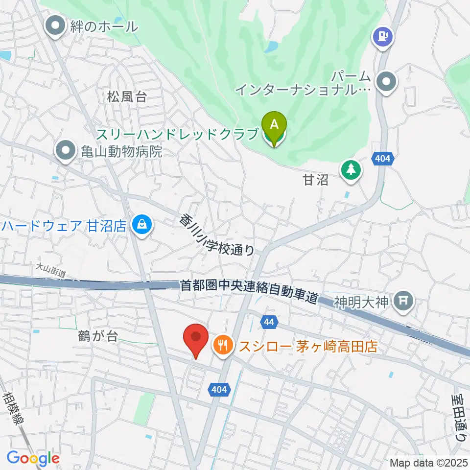 長谷川楽器店 鶴が台センター周辺のホテル一覧地図