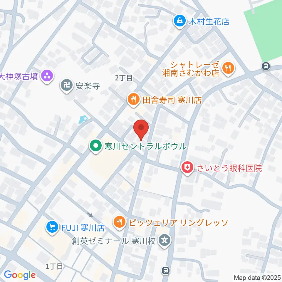長谷川楽器店 寒川センター周辺のホテル一覧地図