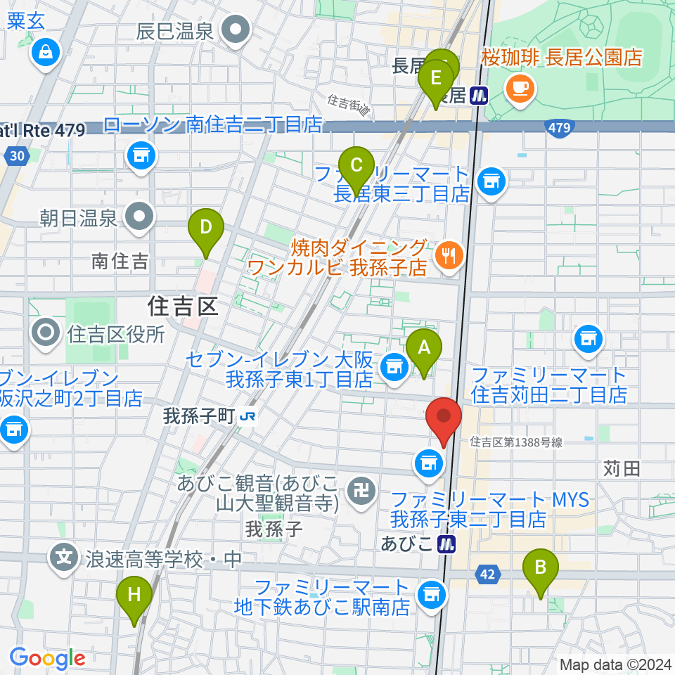 Live Bar BEAT IN周辺のホテル一覧地図