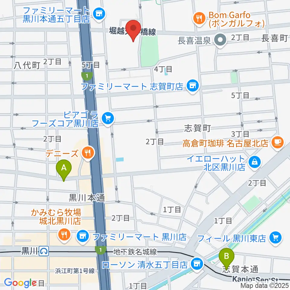 北文化小劇場周辺のホテル一覧地図