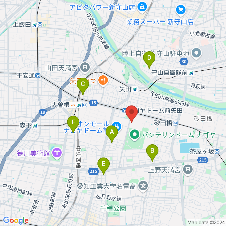 東文化小劇場周辺のホテル一覧地図