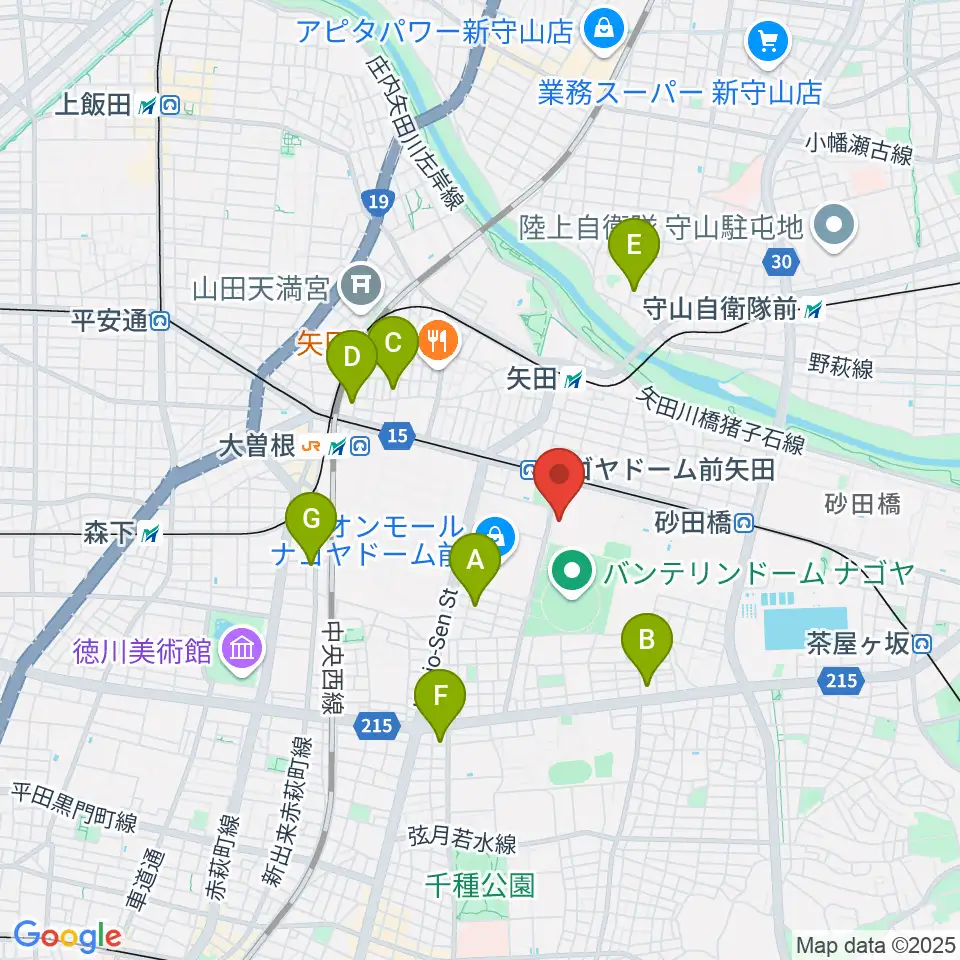 東文化小劇場周辺のホテル一覧地図