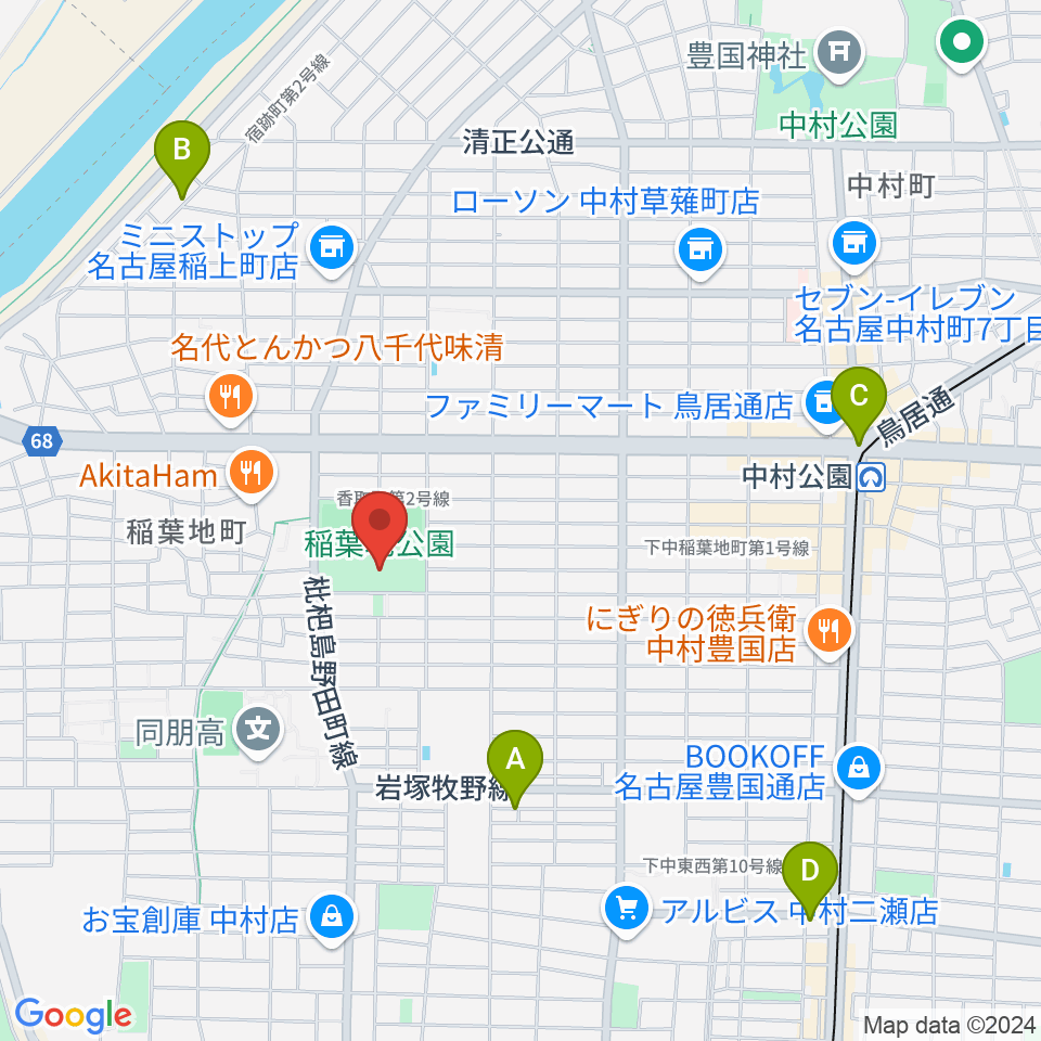 演劇練習館 アクテノン周辺のホテル一覧地図