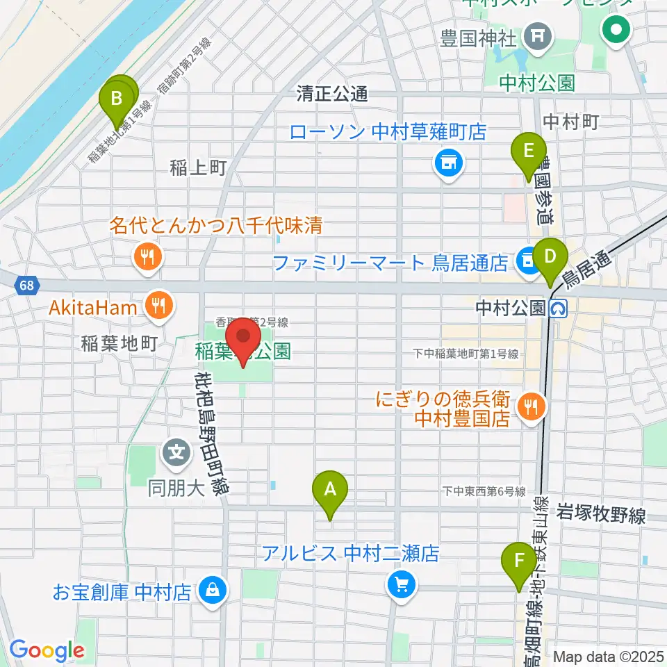演劇練習館 アクテノン周辺のホテル一覧地図