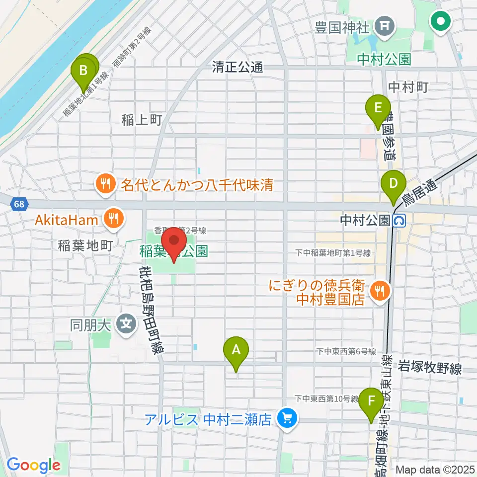 演劇練習館 アクテノン周辺のホテル一覧地図