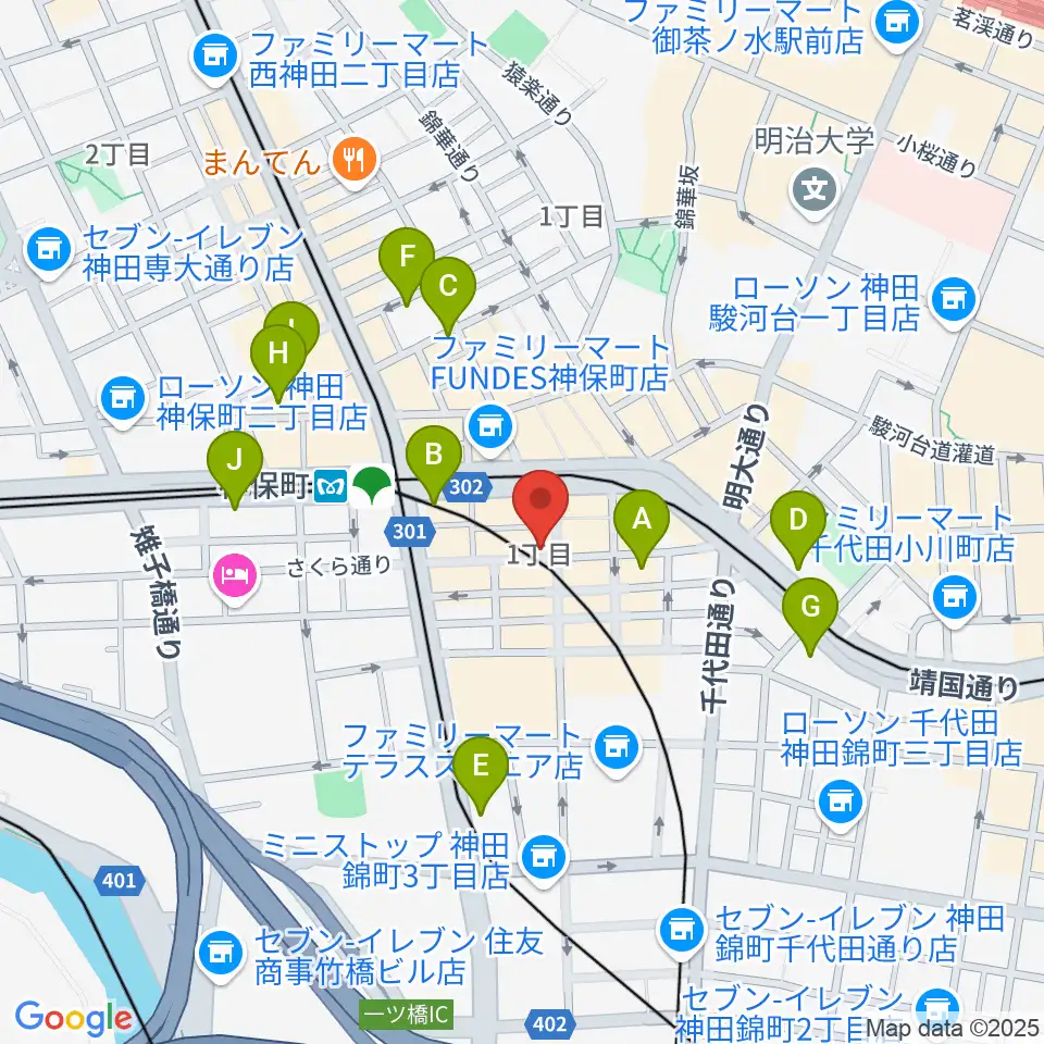 須賀楽器周辺のホテル一覧地図