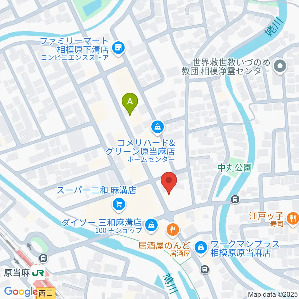 相模楽器 麻溝教室周辺のホテル一覧地図