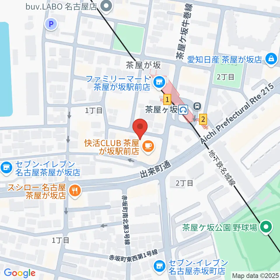 親和楽器 グランドピアノ練習室周辺のホテル一覧地図
