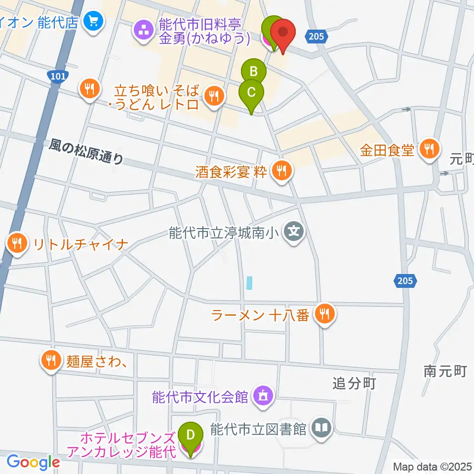 アサヒ楽器周辺のホテル一覧地図