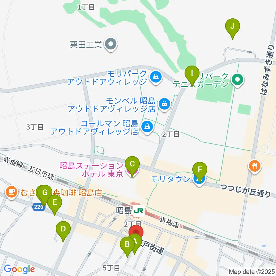 フローラカルチャークラブ周辺のホテル一覧地図