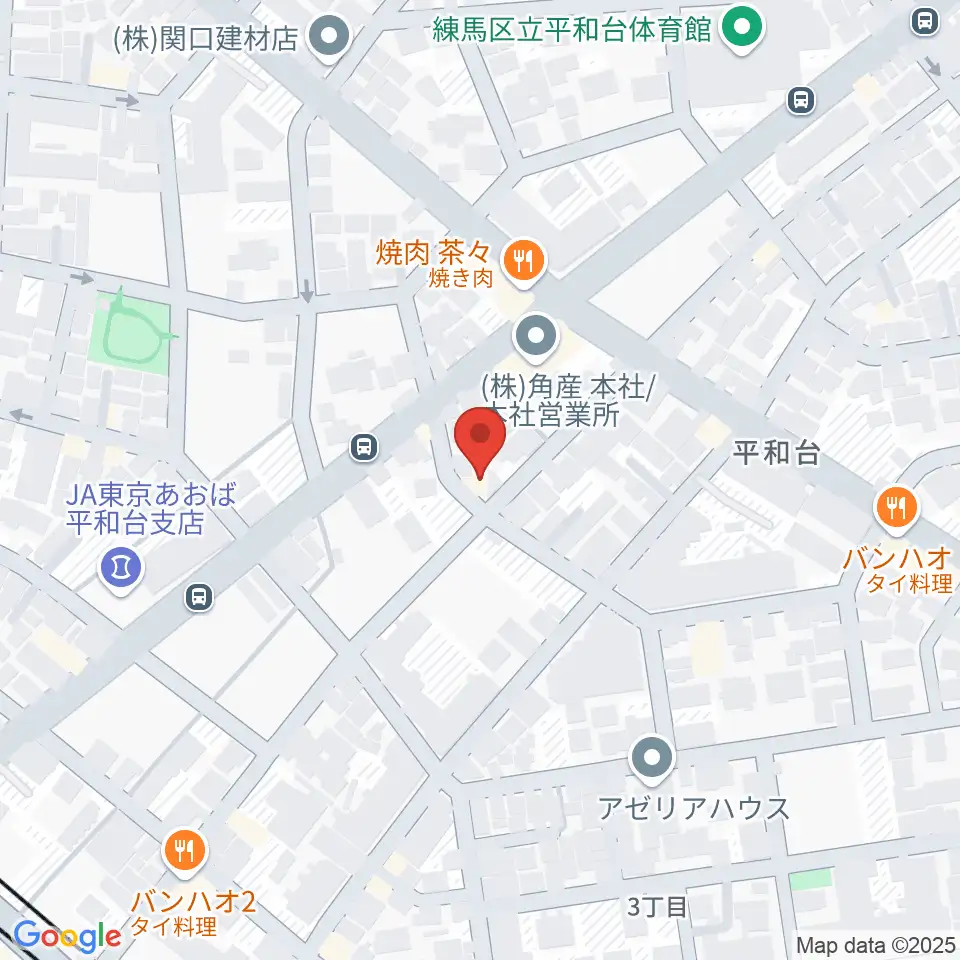 みつほし音楽教室周辺のホテル一覧地図