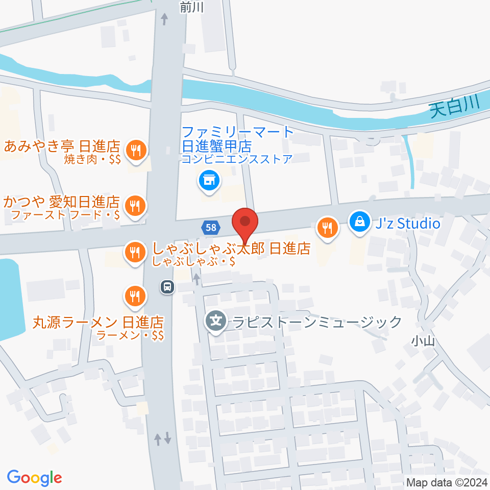 J’z Studio West周辺のホテル一覧地図