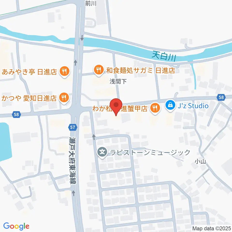 J’z Studio West周辺のホテル一覧地図